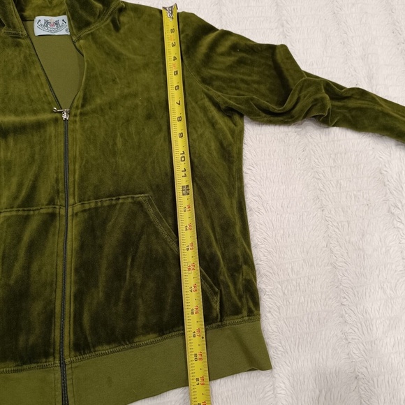 Vintage Juicy Couture Tracksuit Matching Set XL Medium Jacket Pants Pockets Y2k - Picture 11 of 16